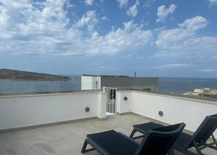 Lägenhet Stunning Seaview Penthouse With Sun Terrace St. Paul's Bay